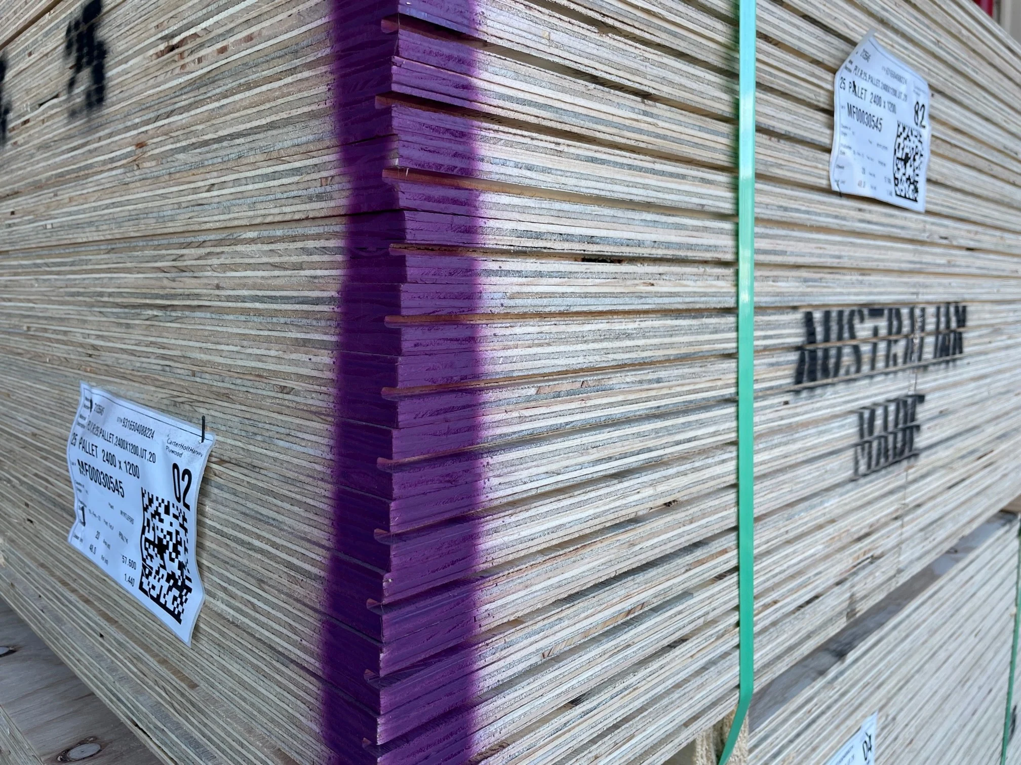 Pine Non-Structural Plywood 12mm x 2400x1200mm - Image 4