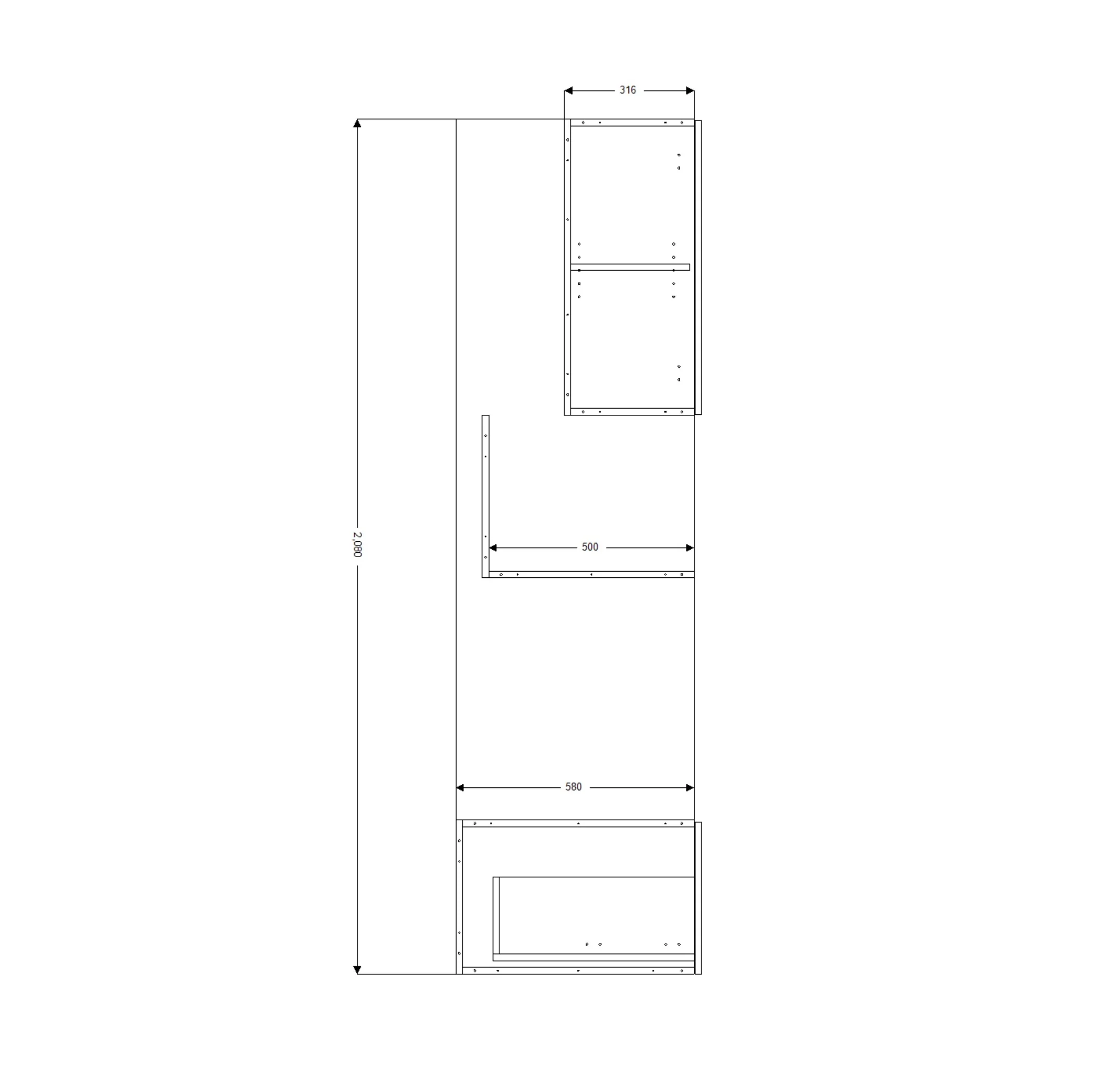 Wall Oven & Microwave Cabinet - Image 3
